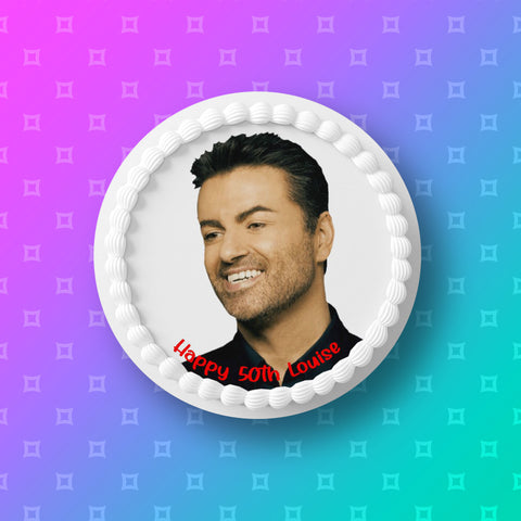George Michael 03 Edible Icing Cake Topper