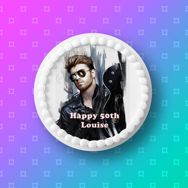 George Michael 04 Edible Icing Cake Topper