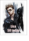 George Michael 04 Edible Icing Cake Topper