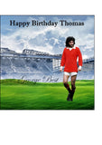 George Best Edible Icing Cake Topper or Ribbon