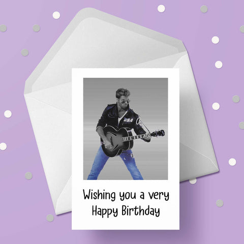 George Michael 01 Birthday Card