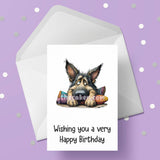 German Shepherd 05 Birthday Card