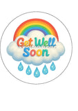 Get Well Soon 01 Edible Icing Cake Topper or Ribbon