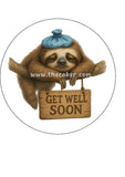 Get Well Soon 05 Edible Icing Cake Topper or Ribbon