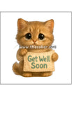 Get Well Soon 03 Edible Icing Cake Topper or Ribbon
