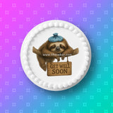 Get Well Soon 05 Edible Icing Cake Topper or Ribbon