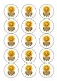 Get Well Soon 07 Edible Icing Cake Topper or Ribbon