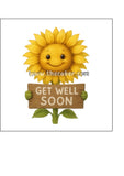 Get Well Soon 07 Edible Icing Cake Topper or Ribbon