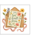 Get Well Soon 08 Edible Icing Cake Topper or Ribbon