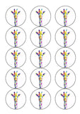 Giraffe 01 Edible Icing Cake Topper