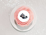 Go Kart 06 Edible Icing Cake Topper or Ribbon