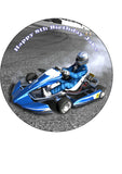 Go-Karting Go-Kart Edible Icing Cake Topper 02