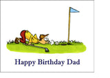 Golf Edible Icing Cake Topper 02