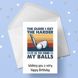 Golf Edible Icing Cake Topper 03