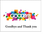Goodbye 01 Edible Icing Cake Topper