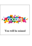 Goodbye 01 Edible Icing Cake Topper