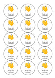 Goodbye 03 Edible Icing Cake Topper
