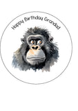 Gorilla 04 Edible Icing Cake Topper