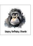 Gorilla 04 Edible Icing Cake Topper