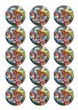 Graffiti Edible Icing Cake Topper 01