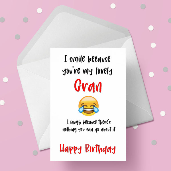 Birthday Card for Gran 01