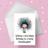 Birthday Card for Granddaughter 01
