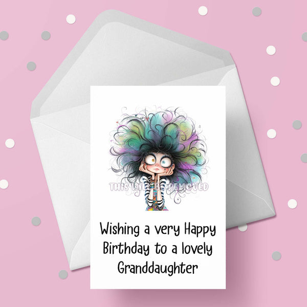 Birthday Card for Granddaughter 01