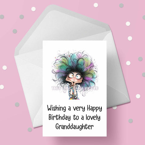 Birthday Card for Granddaughter 01