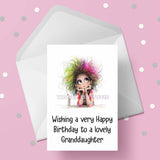 Birthday Card for Granddaughter 02