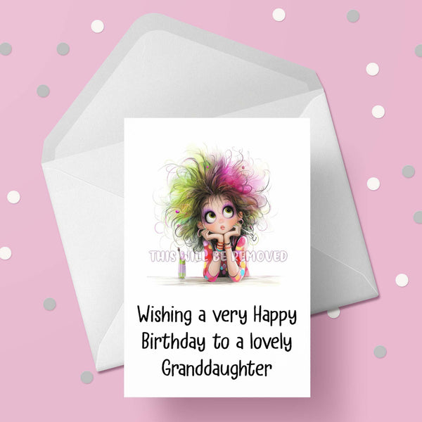 Birthday Card for Granddaughter 02