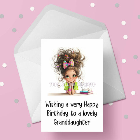 Birthday Card for Granddaughter 03