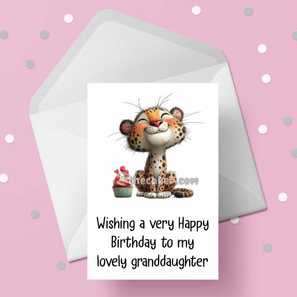 Birthday Card for Granddaughter 04