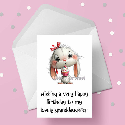 Birthday Card for Granddaughter 05