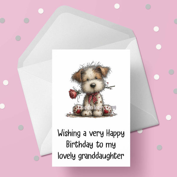 Birthday Card for Granddaughter 06