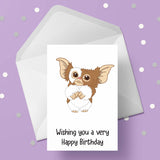 Gremlins Birthday Card 02 - Gizmo Birthday Card