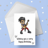 Guitar Player Birthday Card 01 - Guitarist Card