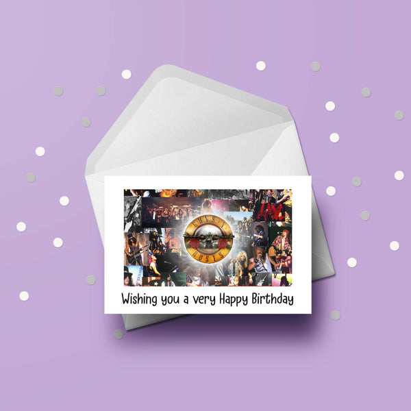 Guns n Roses 02 Birthday Card