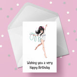 Gymnastics Birthday Card 01