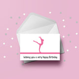 Gymnastics Birthday Card 02