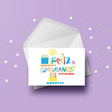 Feliz Cumpleanos Edible Icing Cake Topper