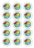 Happy New Year Edible Icing Cake Topper 03