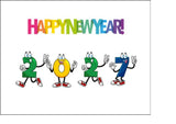 2027 Happy New Year Edible Icing Cake Topper 05