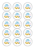 Happy New Year Edible Icing Cake Topper 01