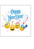 Happy New Year Edible Icing Cake Topper 01