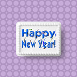 Happy New Year Edible Icing Cake Topper 02