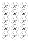 Hairdressing Edible Icing Cake Topper 01