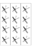 Hairdressing Edible Icing Cake Topper 05