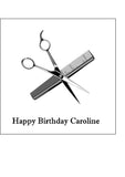 Hairdressing Edible Icing Cake Topper 01