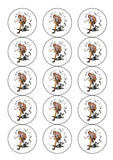 Hairdressing Edible Icing Cake Topper 05