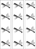 Hairdressing Edible Icing Cake Topper 04
